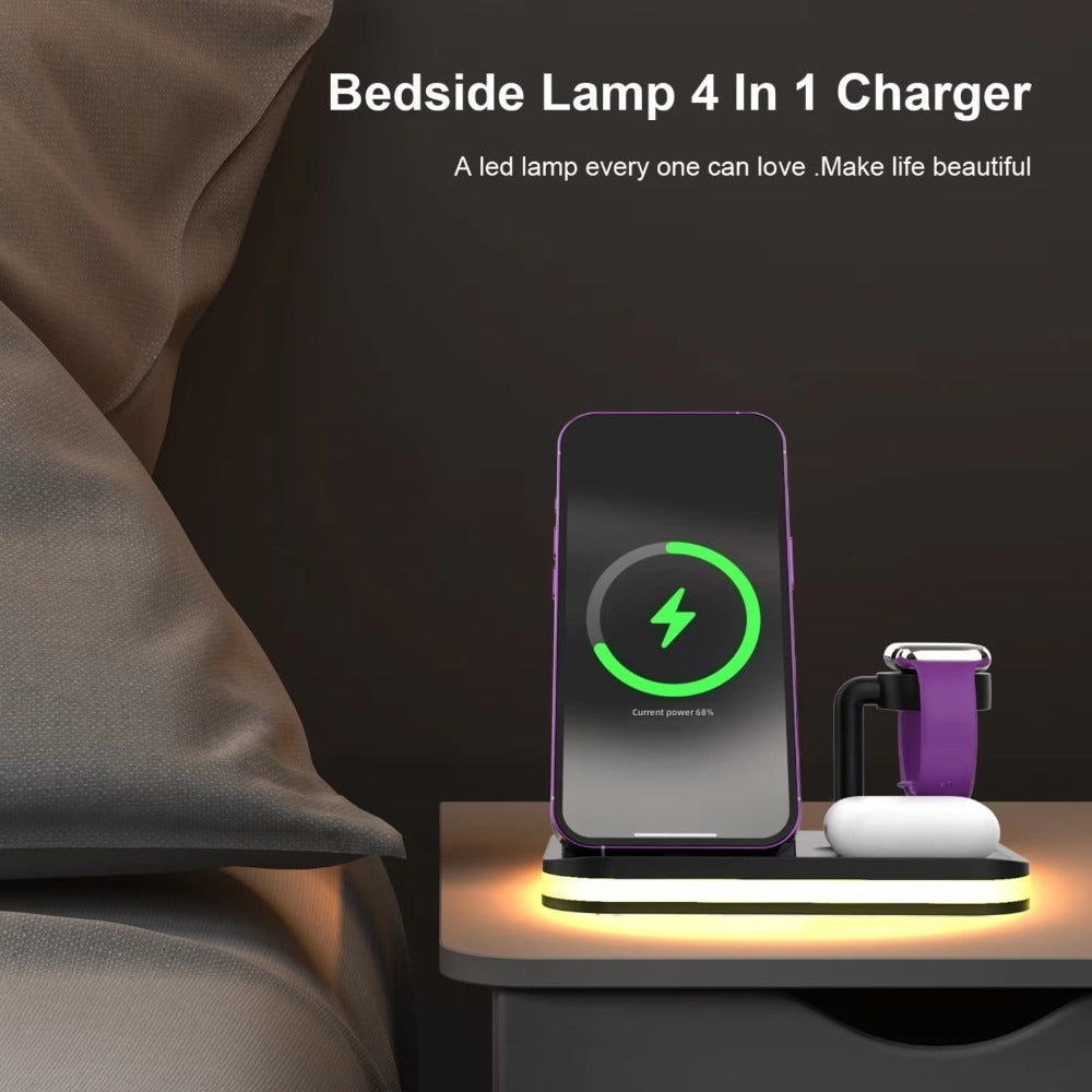 Best Selling Wireless Charging Phone Charger Wireless Base Qi Wireless Charger 3-in-1