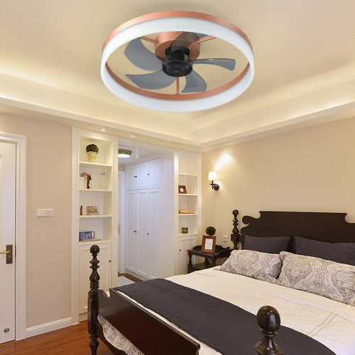 Ceiling Fan With Light Dimmable LED Recessed Mount Slim Modern Ceiling Fan Unavailable Platforms- Temu