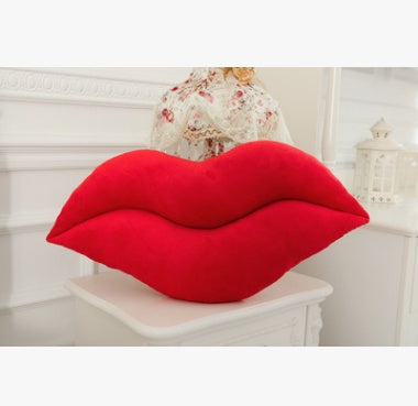 Creative sexy plush big lips pillow