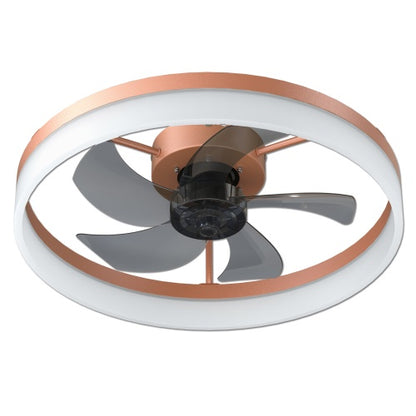 Ceiling Fan With Light Dimmable LED Recessed Mount Slim Modern Ceiling Fan Unavailable Platforms- Temu